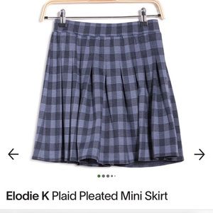 Elodie plaid skirt